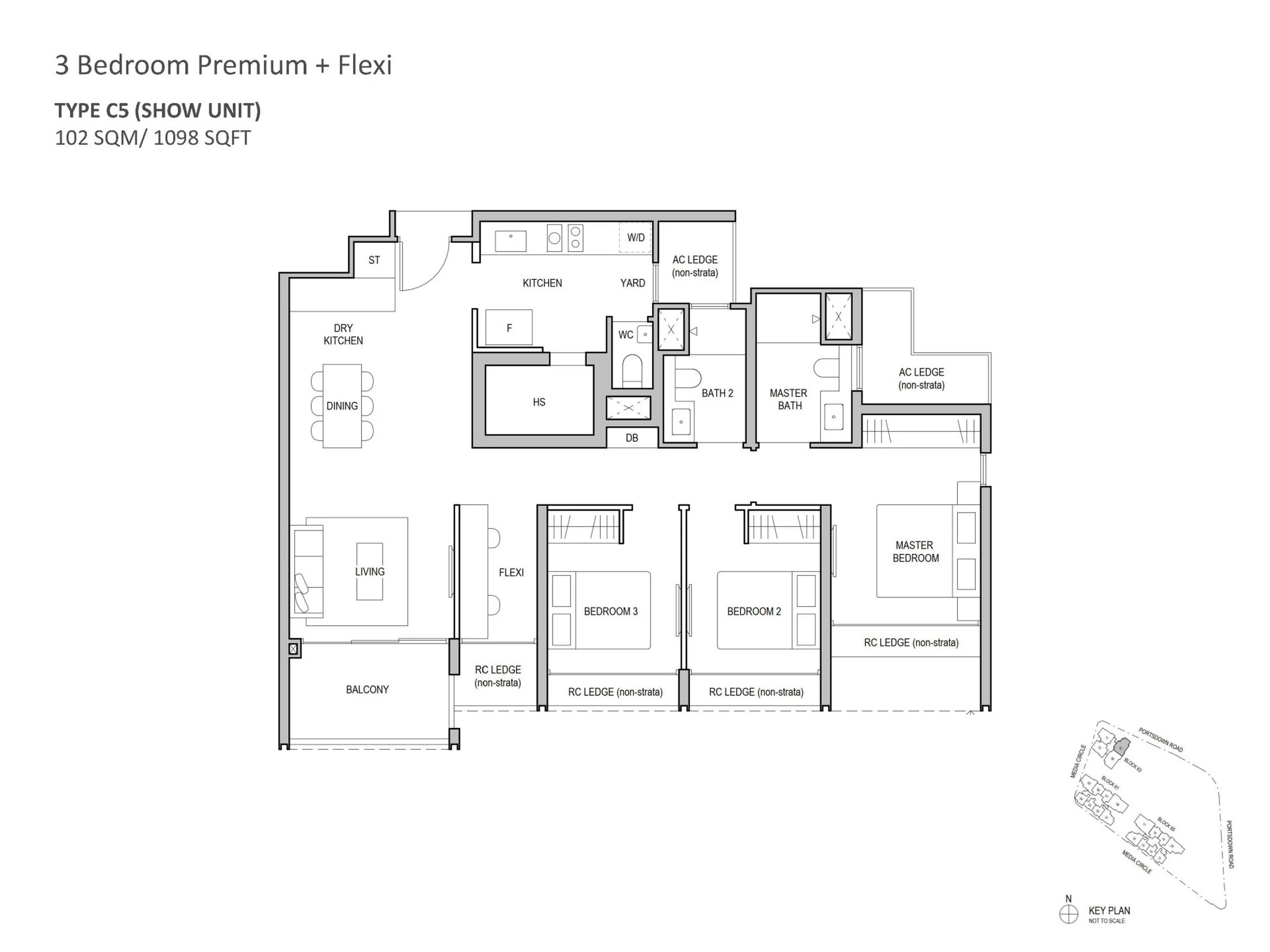 Bloomsbury Residences floorplan